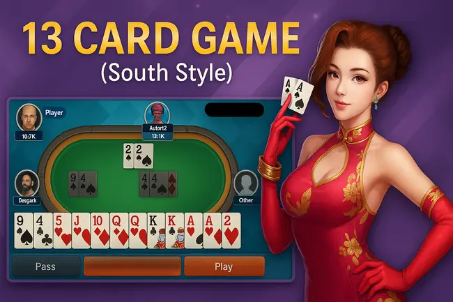Beginner’s Guide to 13 Card Game (South Style)