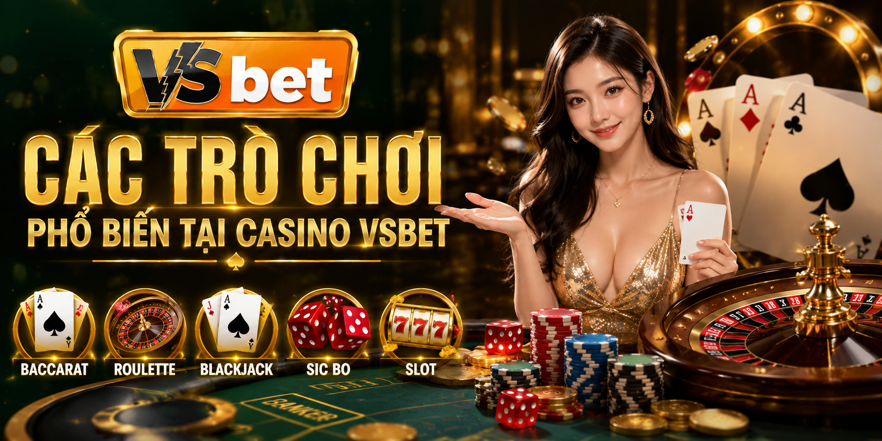 Các Trò Chơi Phổ Biến Tại Casino VSBET